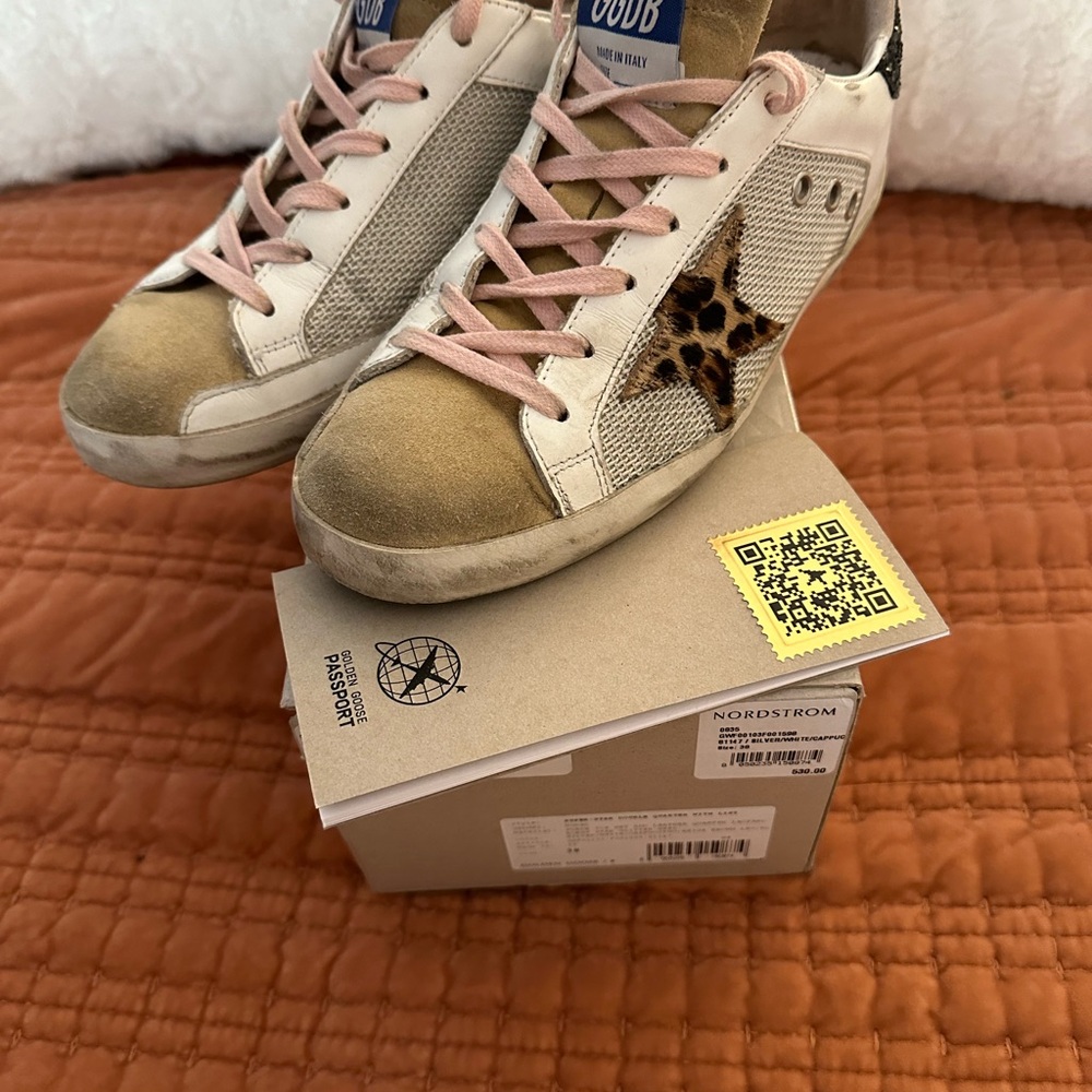 Golden Goose All Stars with Passport and original box
